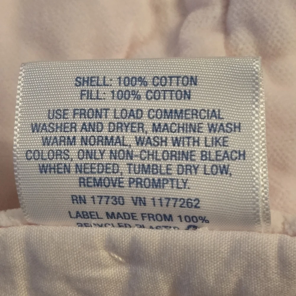 Simply Shabby Chic Rachel Ashwell Twin Pink Cotton Velvet Quilt Cottagecore